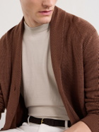 Brioni - Knitted Cotton T-Shirt - Neutrals