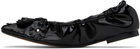 Cecilie Bahnsen Black Orbella Ballerina Flats