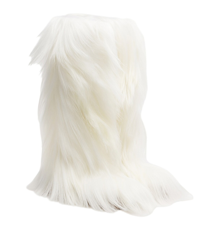 Photo: Paris Texas Napa shearling knee-high boots