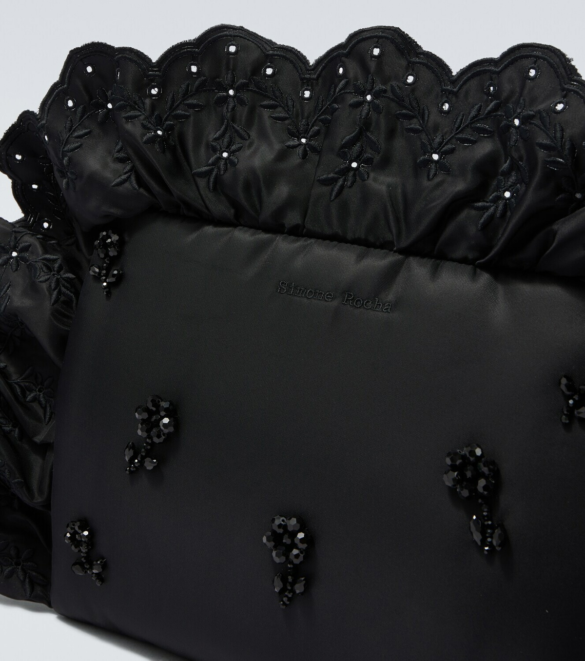 Simone Rocha Pillowcase embellished clutch