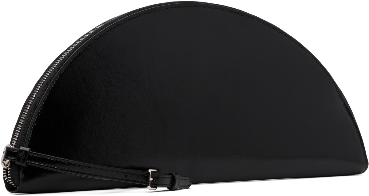 Maison Margiela Black Big Halfmoon Clutch