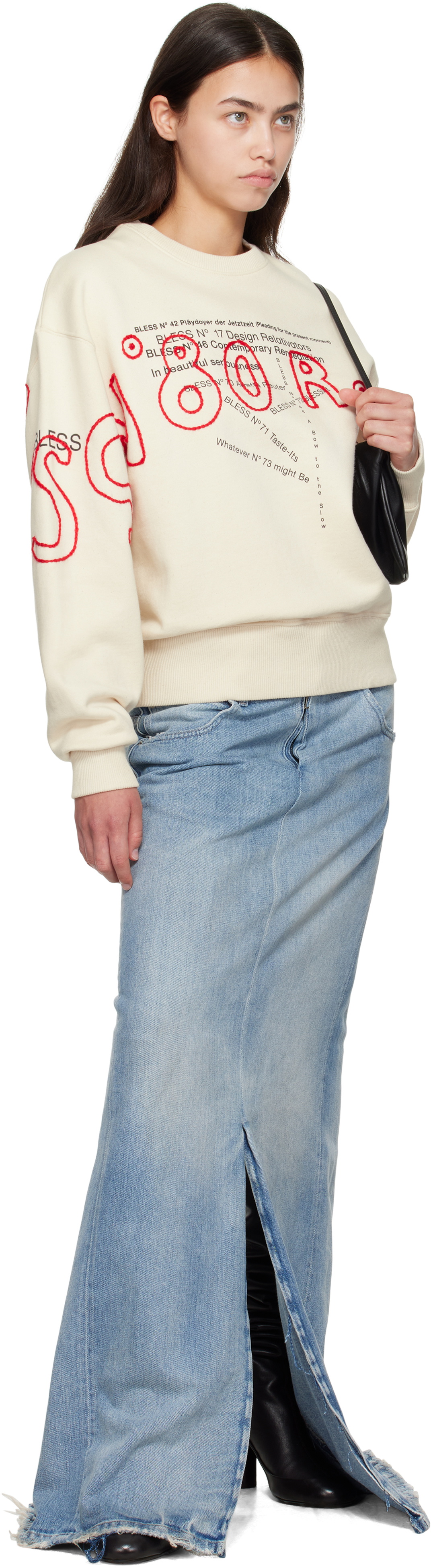 Bless Beige Reflexic Multicollection Sweatshirt