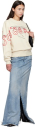 Bless Beige Reflexic Multicollection Sweatshirt