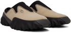 Oakley Factory Team Beige & Black Chop Saw Slip-On Loafers