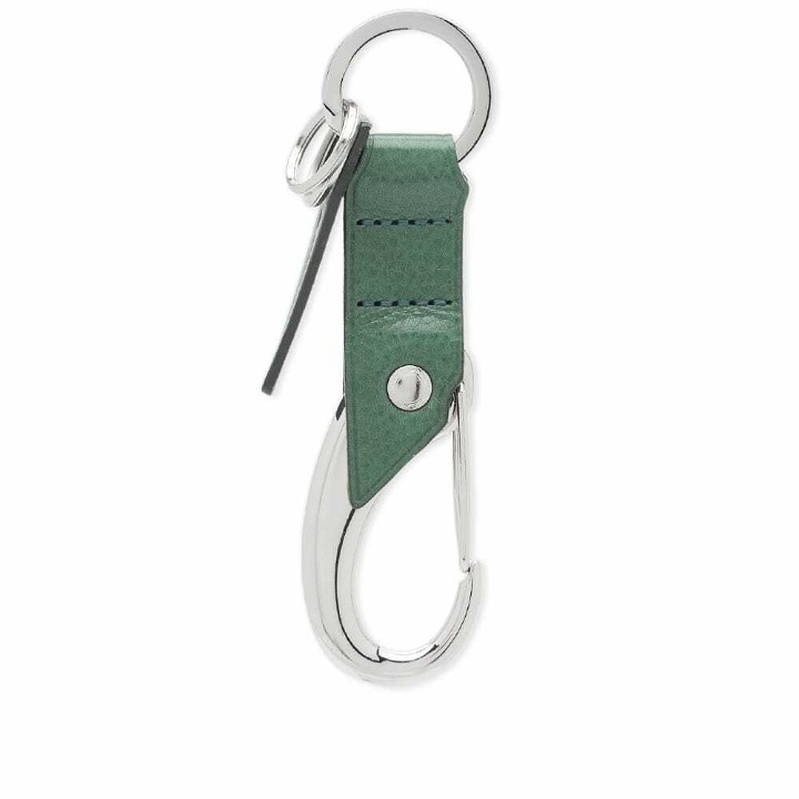 Photo: Master-Piece Men's Oil Leather Keyring in Green