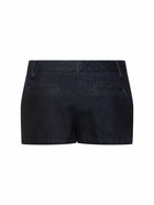 THE FRANKIE SHOP Kate Cotton Denim Mini Shorts