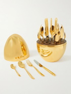 Christofle - MOOD GOLD Gold-Plated Flatware Set with Case
