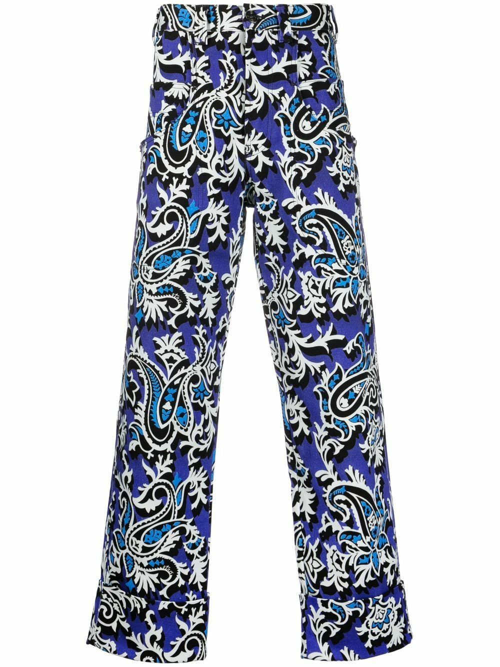 ETRO - Printed Cotton Trousers Etro