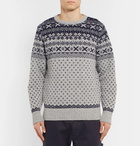 Howlin' - Mr Lawrence Fair Isle Wool Sweater - Men - Gray