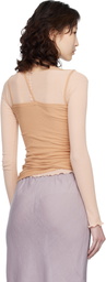 Baserange SSENSE Exclusive Tan Nida Tank Top