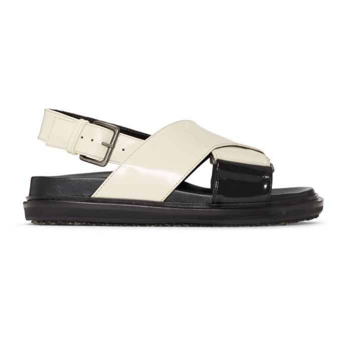 Marni White Fussbett Sandals Marni