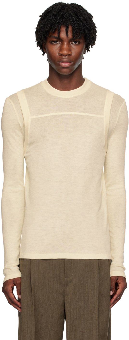 Maiden Name Off-White Evan Long Sleeve T-Shirt
