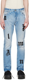 Palm Angels Blue Patch Jeans