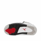 Air Jordan 4 Retro OG (GS) in White/Red/Grey