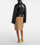 Loewe Cropped leather jacket