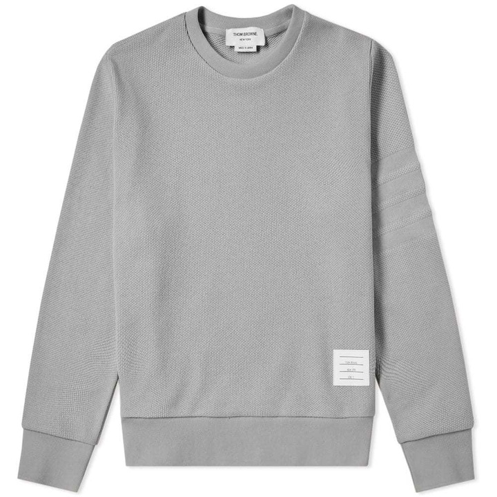 Photo: Thom Browne 4 Bar Pique Crew Sweat