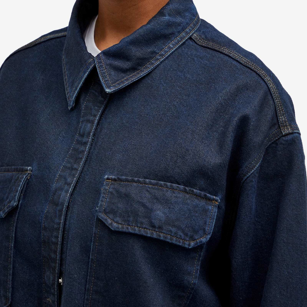 Good American Women's Oversized Shirt in Indigo