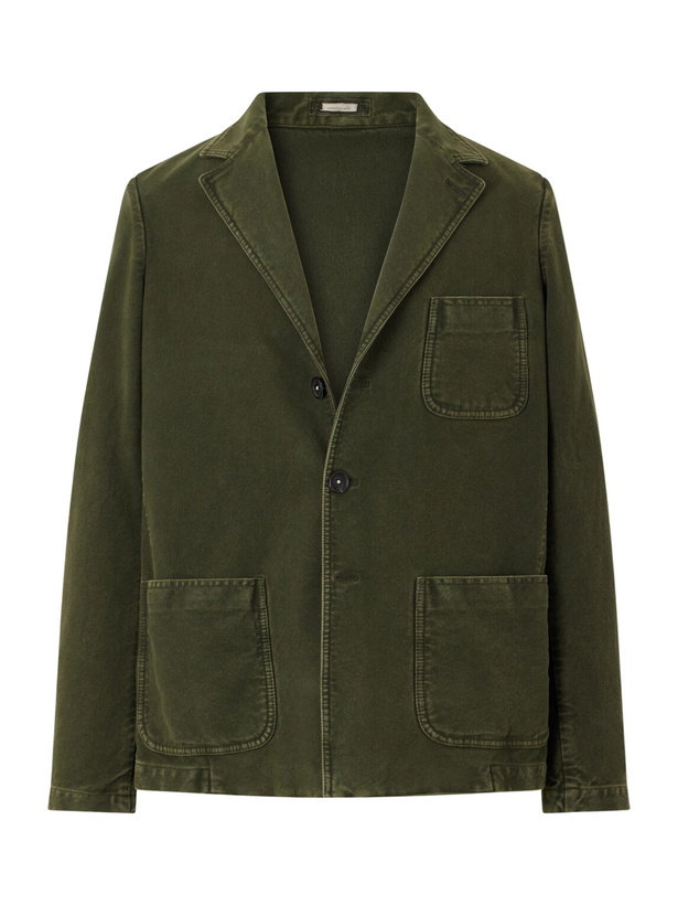 Photo: Massimo Alba - Baglieto Cotton Blazer - Green