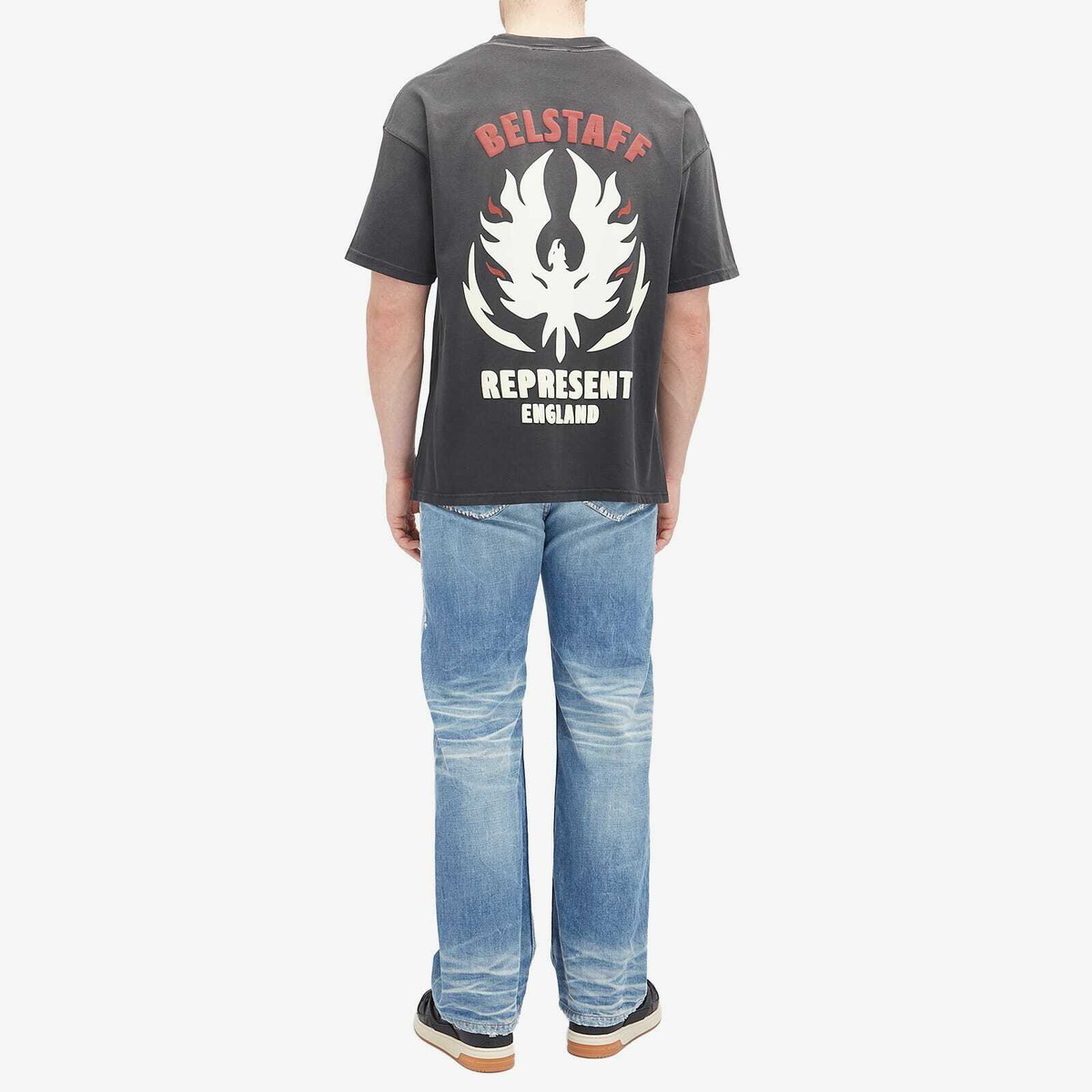 REPRESENT Represent X Belstaff Flame Phoenix T-Shirt (Black) main image 1