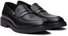 Hugo Black Leather Loafers