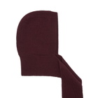 Damson Madder Women's Tassel Hooded Scarf in Burg 