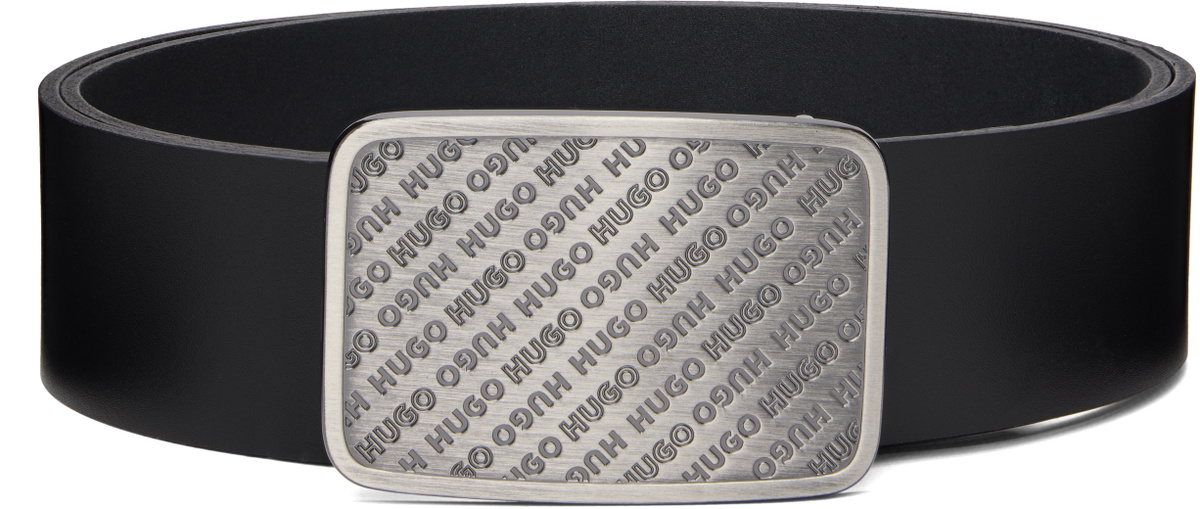 Hugo Black Leather Belt