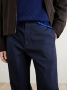 NN07 - Brendan 10042 Straight-Leg Organic Cotton-Blend Chino - Blue
