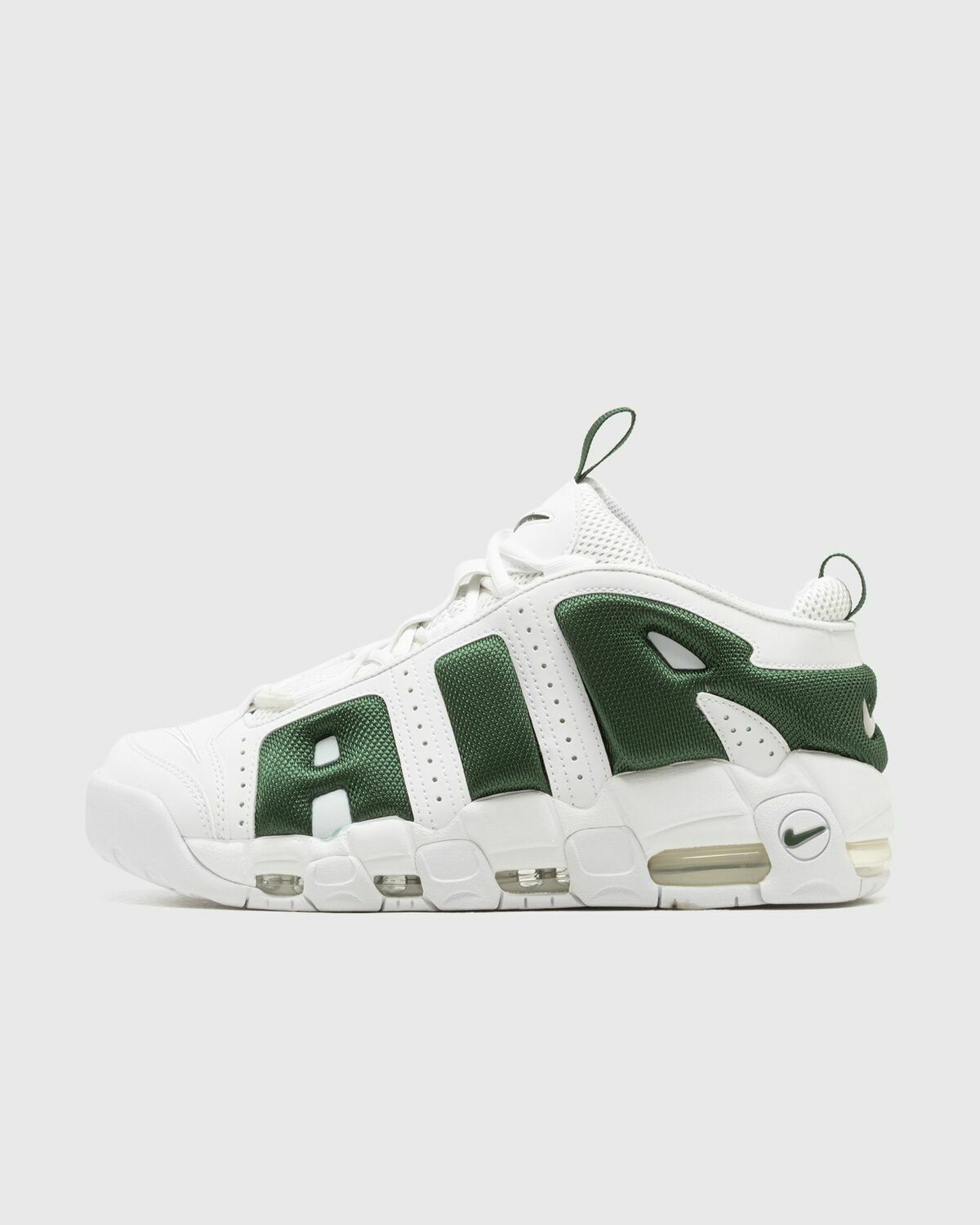 NIKE AIR MORE UPTEMPO ホワイト×グリーン 箱付き 美品 Nike AIR MORE UPTEMPO LOW White Mens High-& Midtop Nike