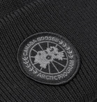 Canada Goose - Logo-Appliquéd Merino Wool Beanie - Black