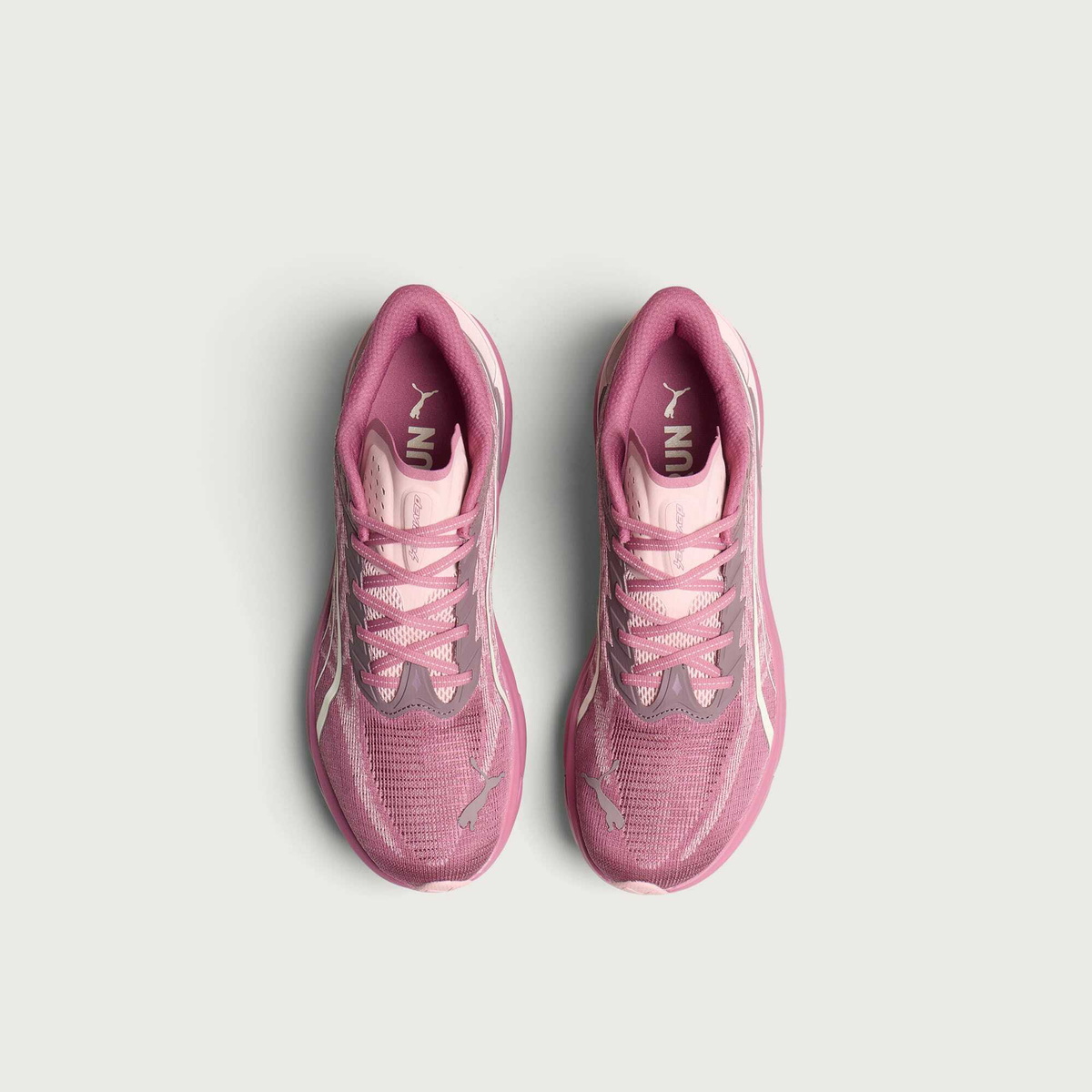 Puma Men's Deviate Nitro 4 Sneaker in Dusty Orchid/Rosy Outlook