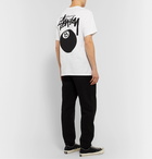 Stüssy - Printed Cotton-Jersey T-Shirt - White