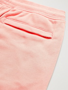 ADIDAS ORIGINALS - R.Y.V. Abstract Logo-Appliquéd Loopback Cotton-Jersey Shorts - Pink