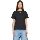 Diesel Black Metallic Oval D Cotton T-shirt