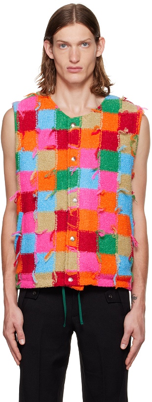 Photo: Andersson Bell Multicolor Patchwork Vest