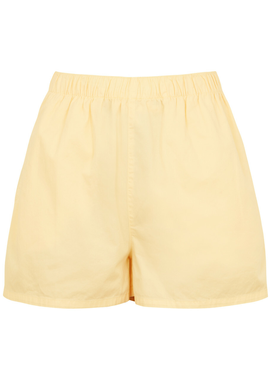 Colorful Standard Cotton-twill Shorts Yellow