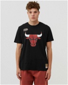 Mitchell & Ness Chicago Bulls Team Logo Tee Black - Mens - Shortsleeves/Team Tees