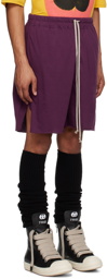 Rick Owens SSENSE Exclusive Purple KEMBRA PFAHLER Edition Shorts
