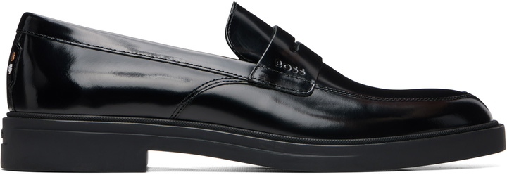 Photo: BOSS Black Strap Polished Loafers
