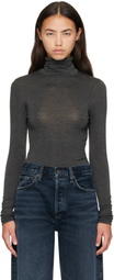 AGOLDE Gray Pascale Turtleneck