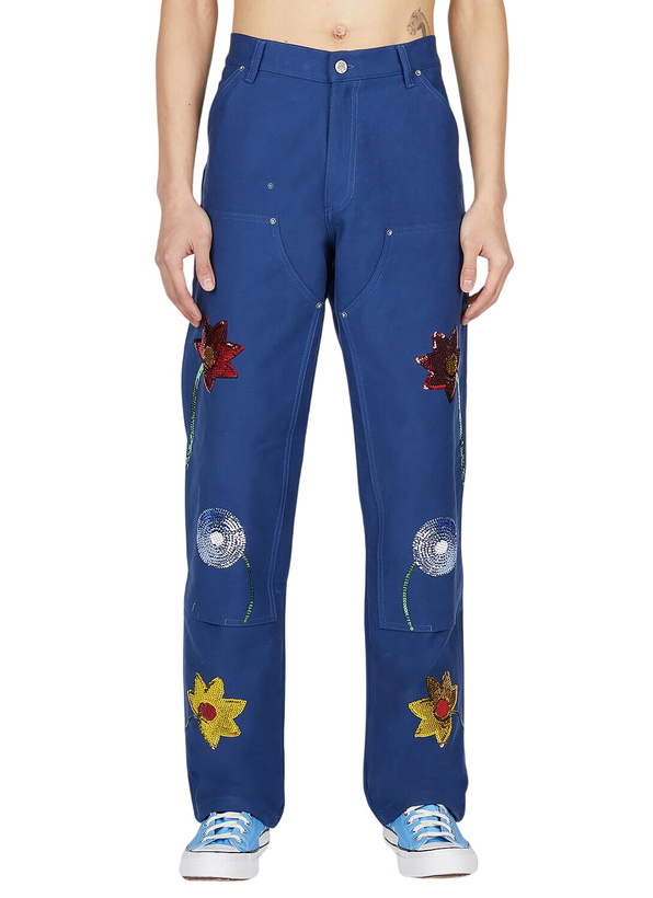 Photo: Sky High Farm Workwear Embroidered Cargo Pants