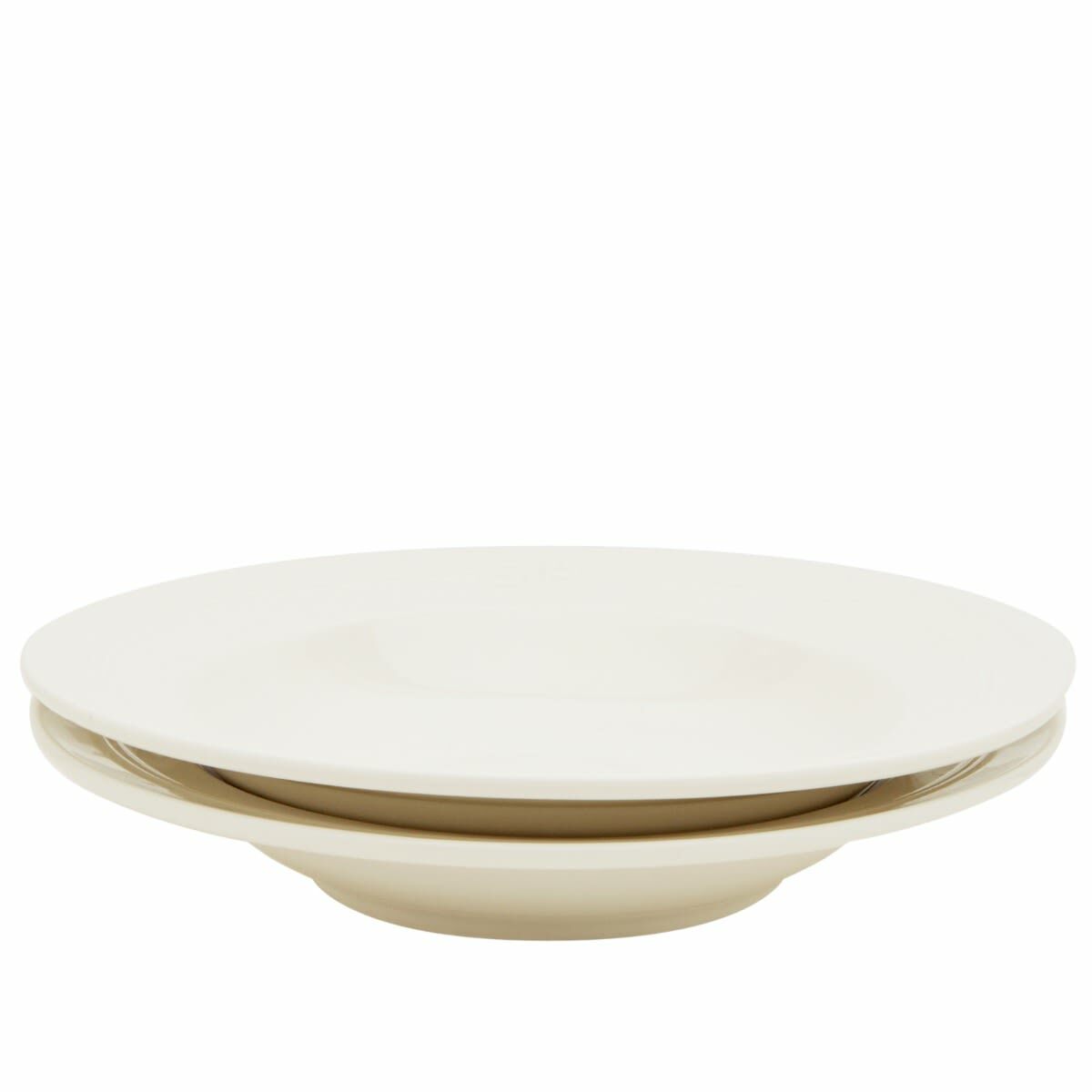 Service Projects Métier Embossed Bowl - Set of 2 in White 