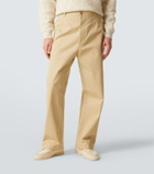 Loro Piana Fuji cotton twill straight pants
