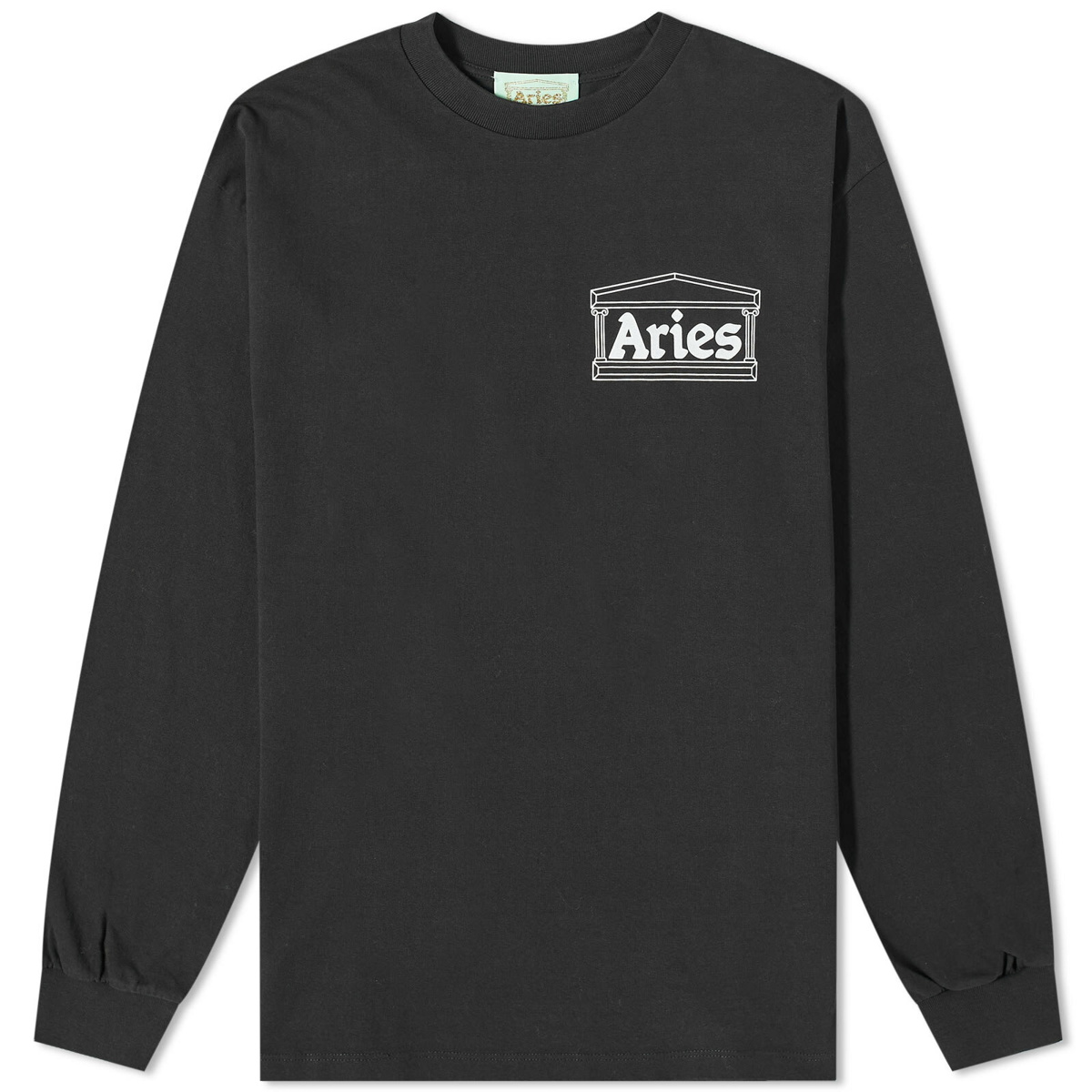 Photo: Aries Women's Long Sleeve Temple T-Shirt in Black