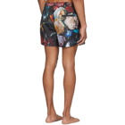 Paul Smith Black Floral Classic Swimsuit