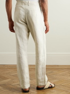 NN07 - Aden 1454 Straight-Leg Linen Suit Trousers - Neutrals