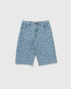 Erl Denim Jacquard Shorts Woven Blue - Mens - Casual Shorts