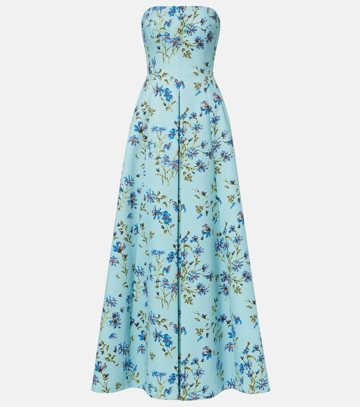 Emilia Wickstead Ragna floral taffeta faille gown