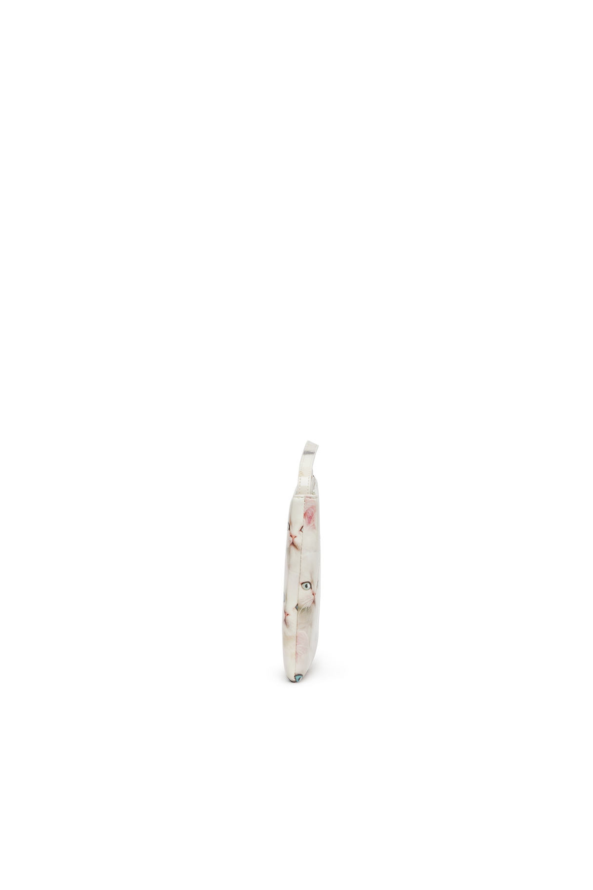 Diesel Pouch in printed glossy PU - Small Wallets Womens in White