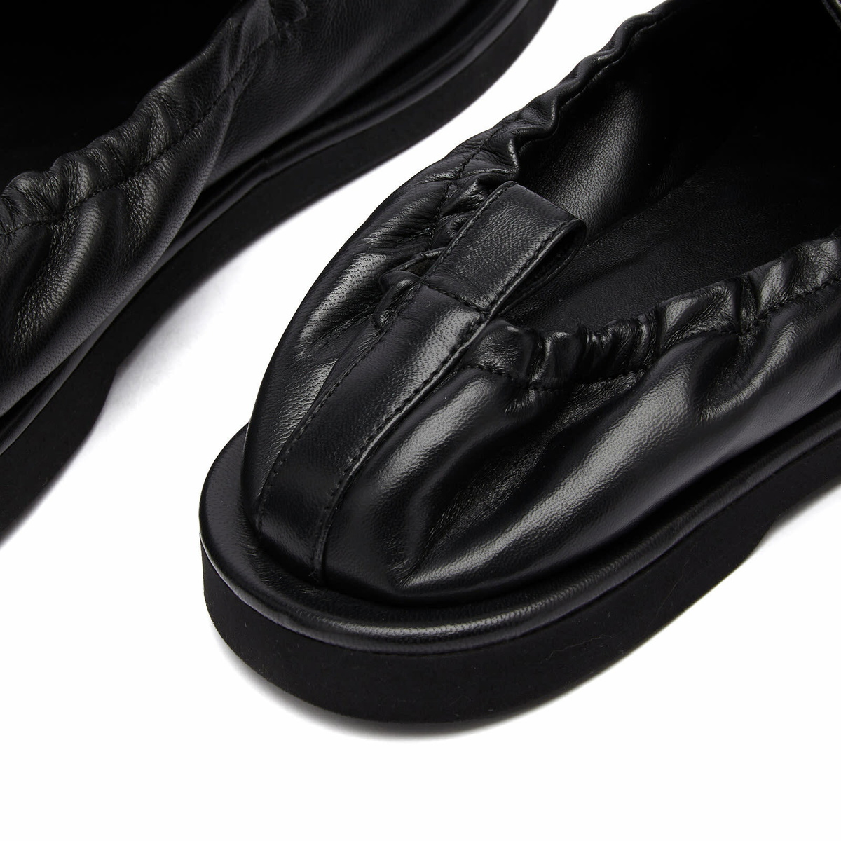 Studio Nicholson Women's Elastic Back Loafer in Black Studio Nicholson