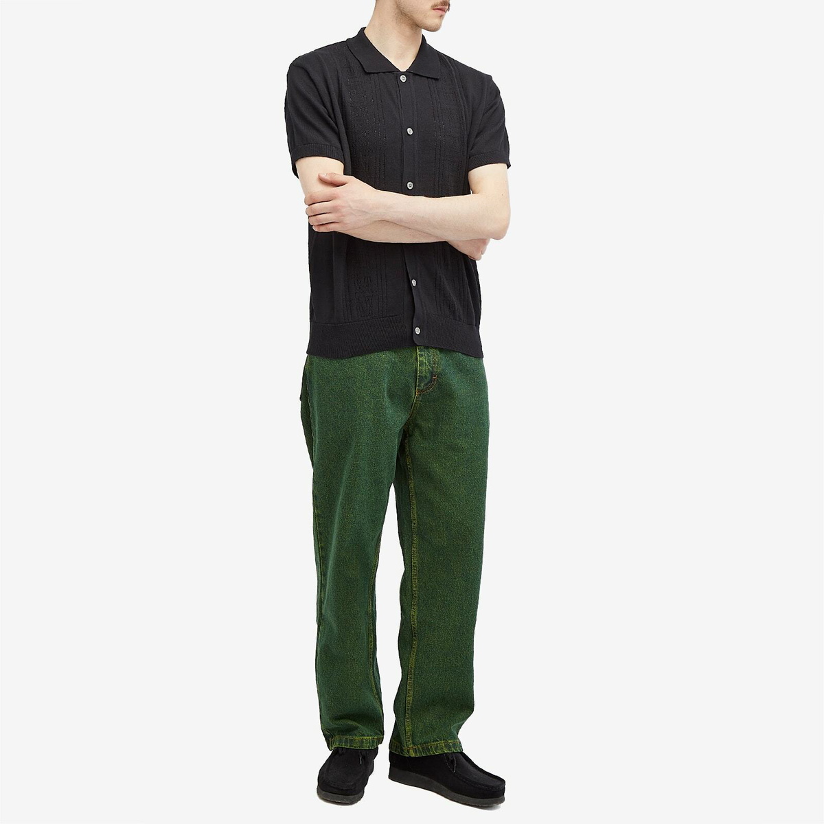 Polar 93! Pants (Chartreuse/Blue) – Kinetic / Nocturnal